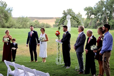 Lakewood couple's wedding at Fox Hollow