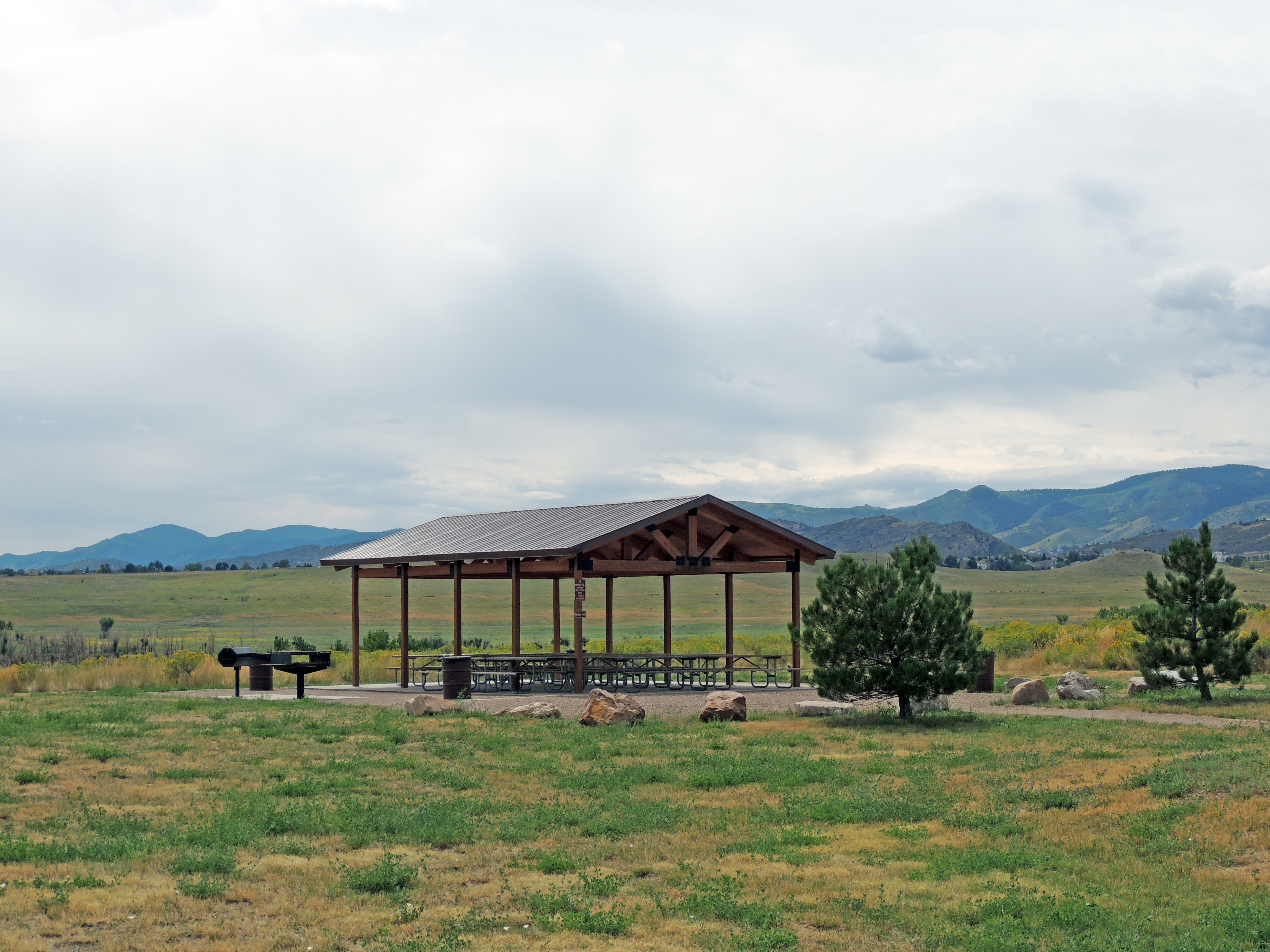 Mountain View shelter at Bear Creek Lake Park